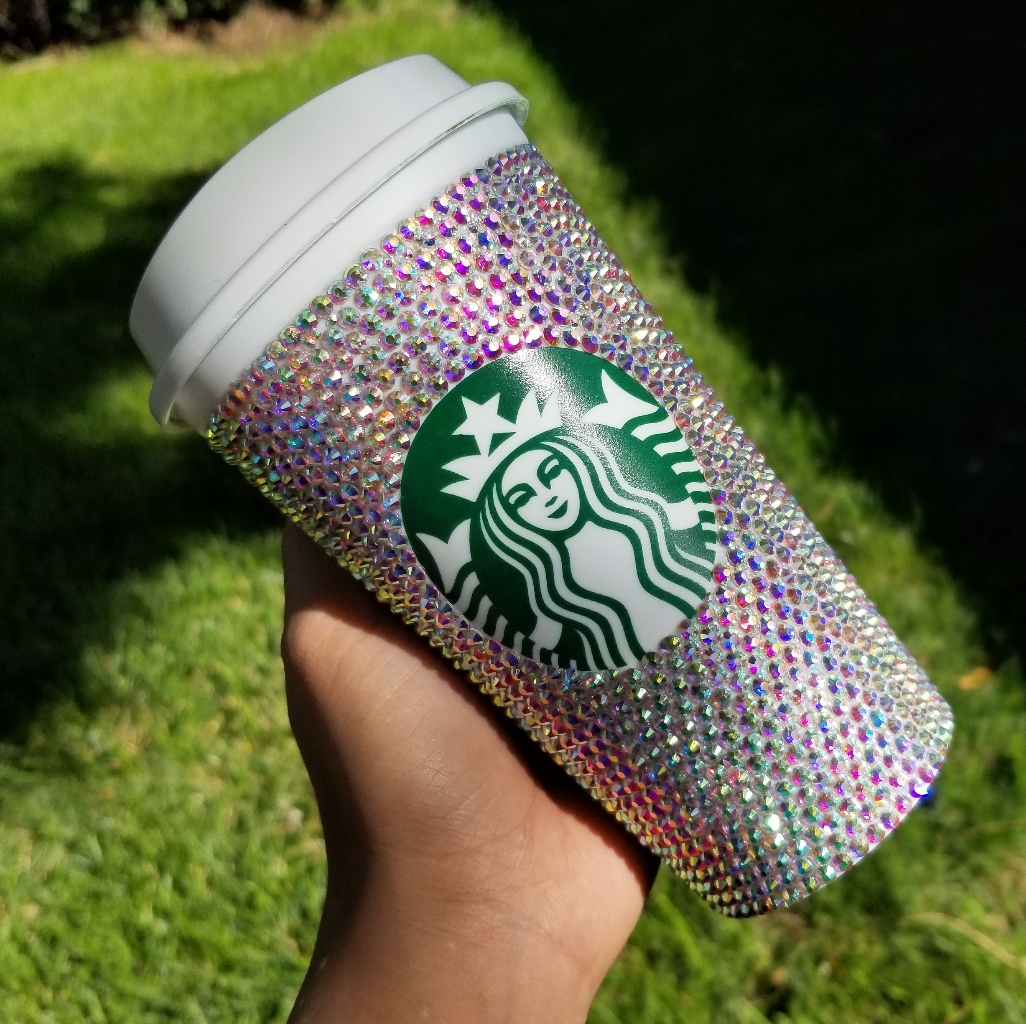 Starbucks Rhinestone Reusable Hot Cup